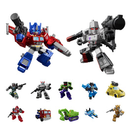 Set 12 Figure Transformers Blokees Kit modello in plastica Defender Version 01