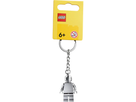 Portachiavi con minifigure LEGO grigio argento V46 854305
