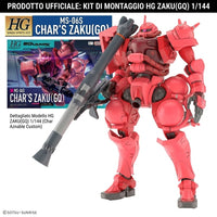 Model Kit Action Figure Gunpla Hg Zaku Char Gq 1144