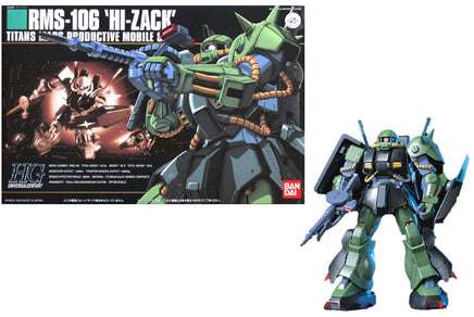 Model Kit Action Figure Gundam HG Hguc Hi Zack 1/144 Bandai