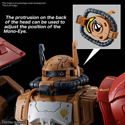 Model Kit Action Figure Gundam HG Zaku II F Type Solari RFV 1/144 Bandai