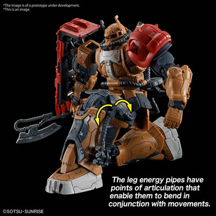 Model Kit Action Figure Gundam HG Zaku II F Type Solari RFV 1/144 Bandai