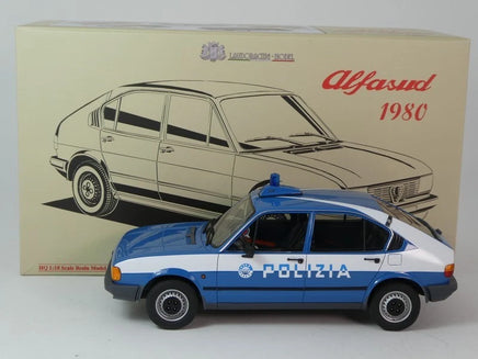 Modellino Alfa Romeo AlfaSud Polizia Squadra Volante 1/18 Laudaracing