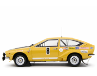 Modellino Alfa Romeo Alfetta Gr2 Autodelta Rally 4 Regioni 1975 Svizzero Masetto