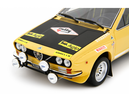 Modellino Alfa Romeo Alfetta Gr2 Autodelta Rally 4 Regioni 1975 Svizzero Masetto