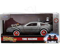 Modellino Delorean Back to the Future 3 1982 Scala 1/32 Diecast Time Machine
