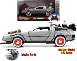 Modellino Delorean Back to the Future 3 1982 Scala 1/32 Diecast Time Machine