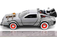 Modellino Delorean Back to the Future 3 1982 Scala 1/32 Diecast Time Machine