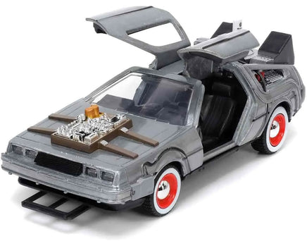 Modellino Delorean Back to the Future 3 1982 Scala 1/32 Diecast Time Machine