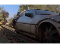 Modellino Delorean Back to the Future 3 Railroad Wheels 1/32 Time Machine