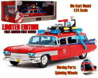 Modellino Ecto-1 Ghostbusters Transformers Optimus Prime 1/24 Jada Toys Deluxe