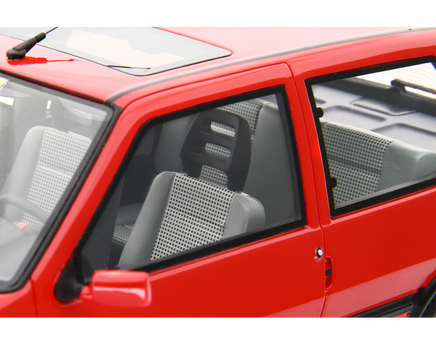 Modellino Fiat Uno Turbo 1.4 1990 1/18 Rossa Laudaracing