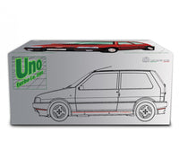 Modellino Fiat Uno Turbo 1.4 1990 1/18 Grigio Jupiner Laudaracing
