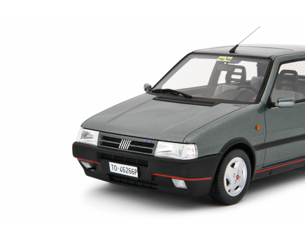 Modellino Fiat Uno Turbo 1.4 1990 1/18 Grigio Jupiner Laudaracing