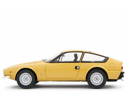 Modellino Alfa Romeo Giulia Coupé 1600 GT Junior Zagato 1972 Laudoracing Giallo Zagato