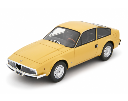 Modellino Alfa Romeo Giulia Coupé 1600 GT Junior Zagato 1972 Laudoracing Giallo Zagato
