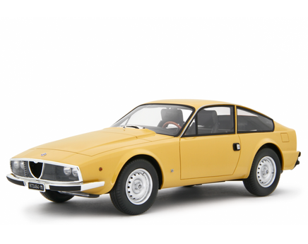 Modellino Alfa Romeo Giulia Coupé 1600 GT Junior Zagato 1972 Laudoracing Giallo Zagato