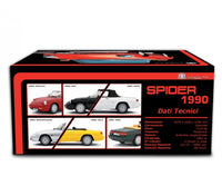 Modellino Alfa Romeo Spider 1.6 2.0I del 1990 Gialla 1/18 Limited Laudoracing