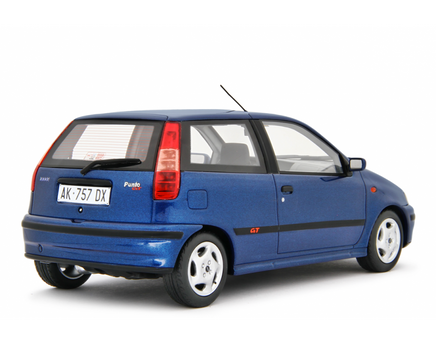 Modellino Fiat Punto GT 1400 2° serie 1996 Blu 1/18 Limited Laudoracing