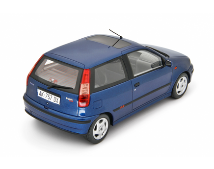 Modellino Fiat Punto GT 1400 2° serie 1996 Blu 1/18 Limited Laudoracing