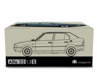 Modellino Alfa Romeo 33 1.3S Edizione 1985 Grigio 1/18 Limited Laudoracing
