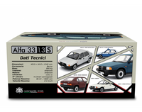 Modellino Alfa Romeo 33 1.3S Edizione 1985 Grigio 1/18 Limited Laudoracing