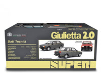 Modellino Alfa Romeo Giulietta 2.0 Super 1981 Grigia 1/18 Limited Laudoracing
