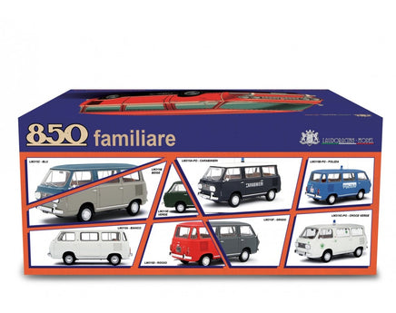Modellino Fiat 850 Familiare Carabinieri 1965/76 1/18 Limited Laudoracing