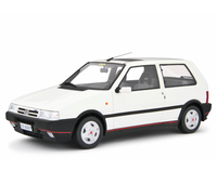 Modellino Fiat Uno Turbo 1.4 1990 1/18 Bianca Laudaracing