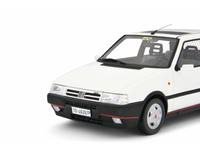 Modellino Fiat Uno Turbo 1.4 1990 1/18 Bianca Laudaracing