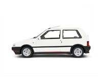 Modellino Fiat Uno Turbo 1.4 1990 1/18 Bianca Laudaracing