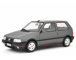 Modellino Fiat Uno Turbo 1.4 1990 1/18 Grigio Quarzo Laudaracing