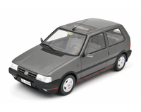 Modellino Fiat Uno Turbo 1.4 1990 1/18 Grigio Quarzo Laudaracing