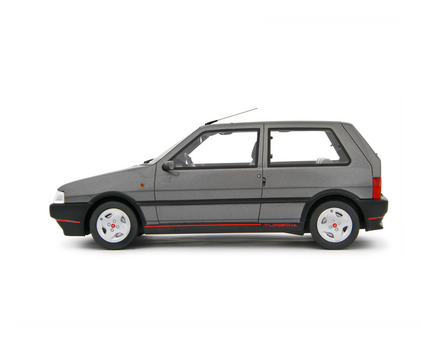 Modellino Fiat Uno Turbo 1.4 1990 1/18 Grigio Quarzo Laudaracing