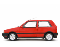 Modellino Fiat Uno Turbo 1.4 1990 1/18 Rossa Laudaracing