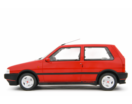 Modellino Fiat Uno Turbo 1.4 1990 1/18 Rossa Laudaracing