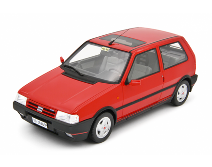 Modellino Fiat Uno Turbo 1.4 1990 1/18 Rossa Laudaracing