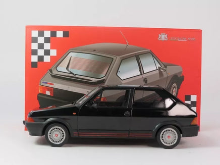 Modellino Fiat Ritmo Abarth 130 TC 1985 Nera 1/18 Limited Edition Laudaracing
