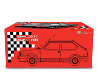 Modellino Fiat Ritmo Abarth 130 TC 1985 Nera 1/18 Limited Edition Laudaracing

