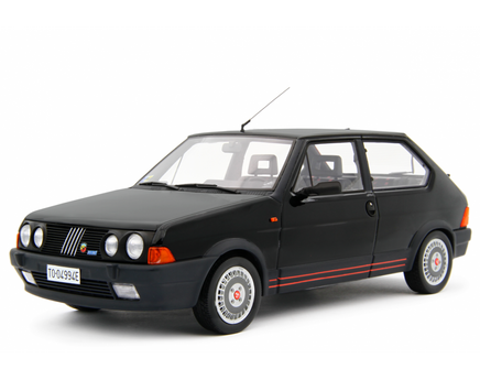 Modellino Fiat Ritmo Abarth 130 TC 1985 Nera 1/18 Limited Edition Laudaracing
