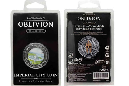 Moneta in metallo The Elder Scrolls Iv Oblivion Imperial City Coin Limited Edition
