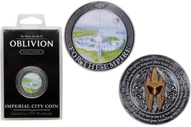 Moneta in metallo The Elder Scrolls Iv Oblivion Imperial City Coin Limited Edition