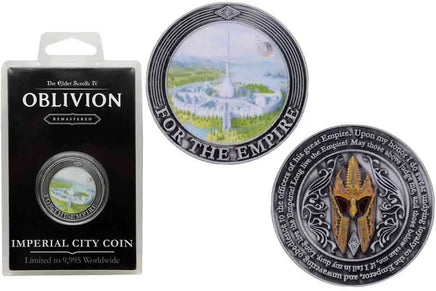 Moneta in metallo The Elder Scrolls Iv Oblivion Imperial City Coin Limited Edition