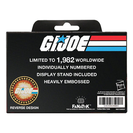 Moneta in metallo GI Joe 60° anniversario placcata oro 24K