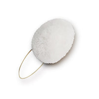 Nappina in legno e lana Bianca per Cappello Alpino Prodotto Ufficiale