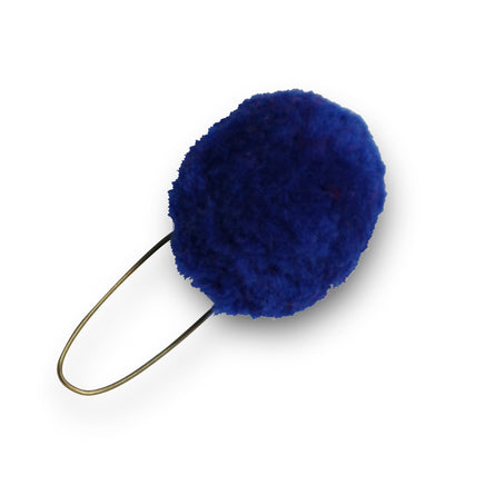 Nappina in legno e lana Blu per Cappello Alpino Prodotto Ufficiale