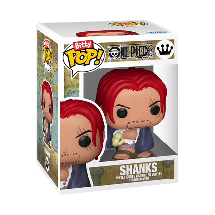 Funko Bitty Pop One Piece 4 Pack Monkey Luffy Roronoa Zora Axe Morgan Shanks