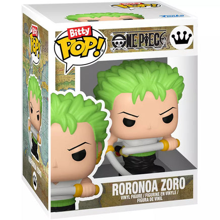 Funko Bitty Pop One Piece 4 Pack Monkey Luffy Roronoa Zora Axe Morgan Shanks