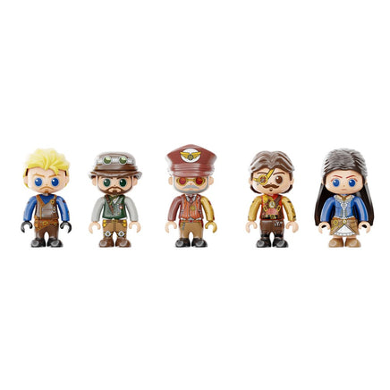Action Figure Pantasy Steampunk Airship Set Costruzioni 