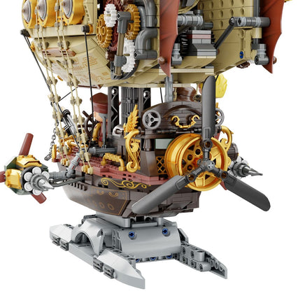 Action Figure Pantasy Steampunk Airship Set Costruzioni 